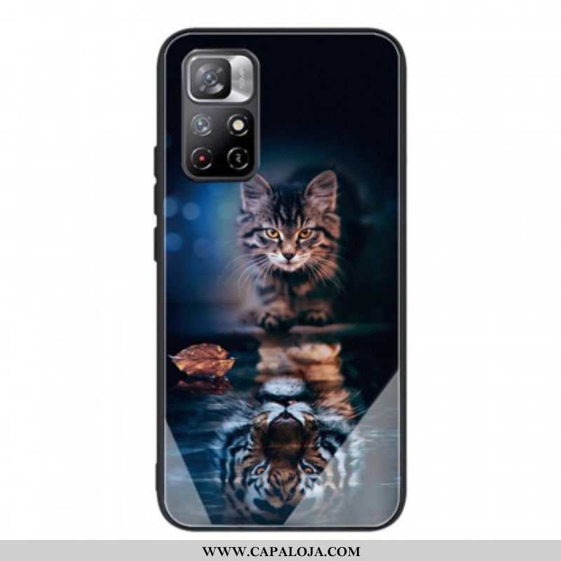 Capa Para Xiaomi Redmi Note 11 Pro Plus 5G Meu Vidro Temperado Tigre