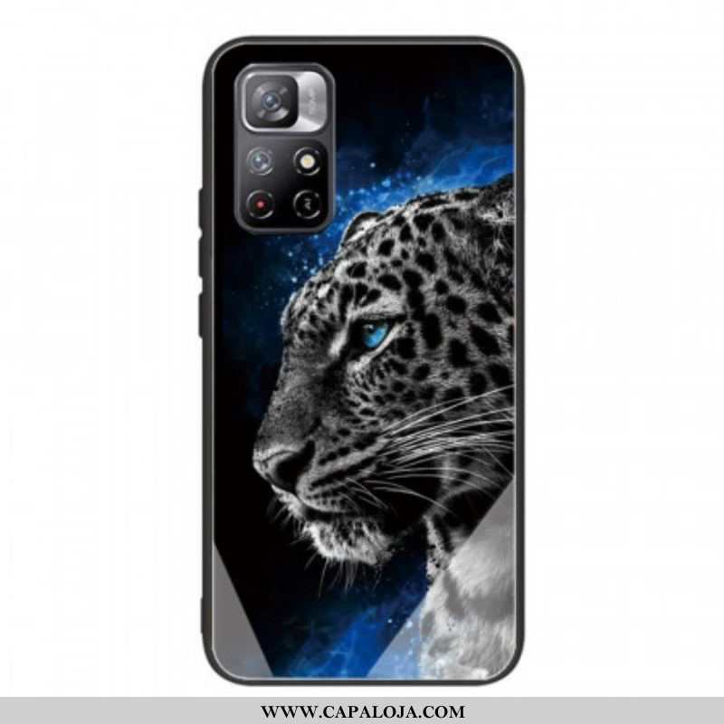 Capa Para Xiaomi Redmi Note 11 Pro Plus 5G Vidro Temperado De Rosto Felino