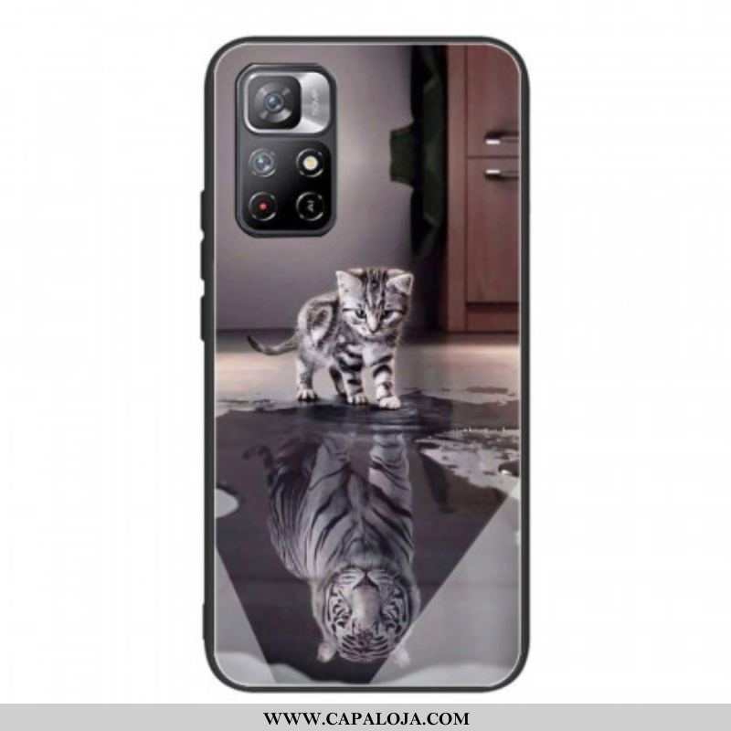 Capa Para Xiaomi Redmi Note 11 Pro Plus 5G Vidro Temperado Ernest O Tigre