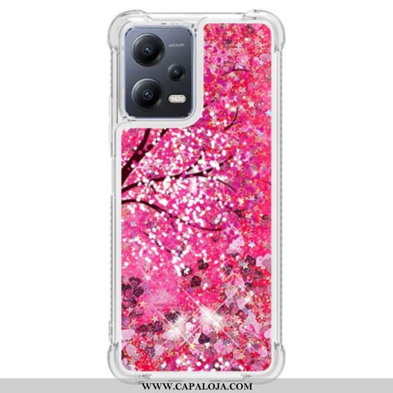 Capa Para Xiaomi Redmi Note 12 5G Árvore Glitter