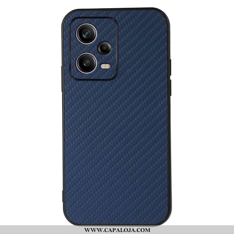 Capa Para Xiaomi Redmi Note 12 Pro Clássico Fibra De Carbono