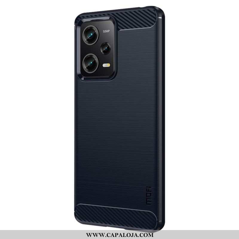 Capa Para Xiaomi Redmi Note 12 Pro Fibra De Carbono Escovada Mofi