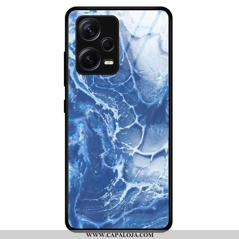 Capa Para Xiaomi Redmi Note 12 Pro Plus Vidro Temperado De Cores De Mármore