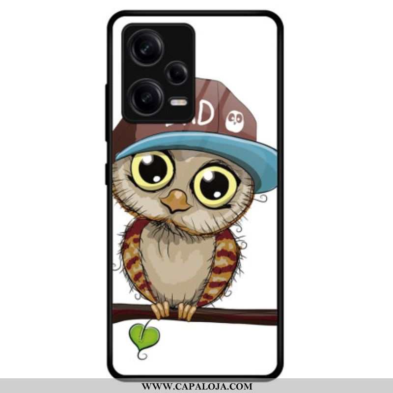 Capa Para Xiaomi Redmi Note 12 Pro Vidro Temperado Bad Owl