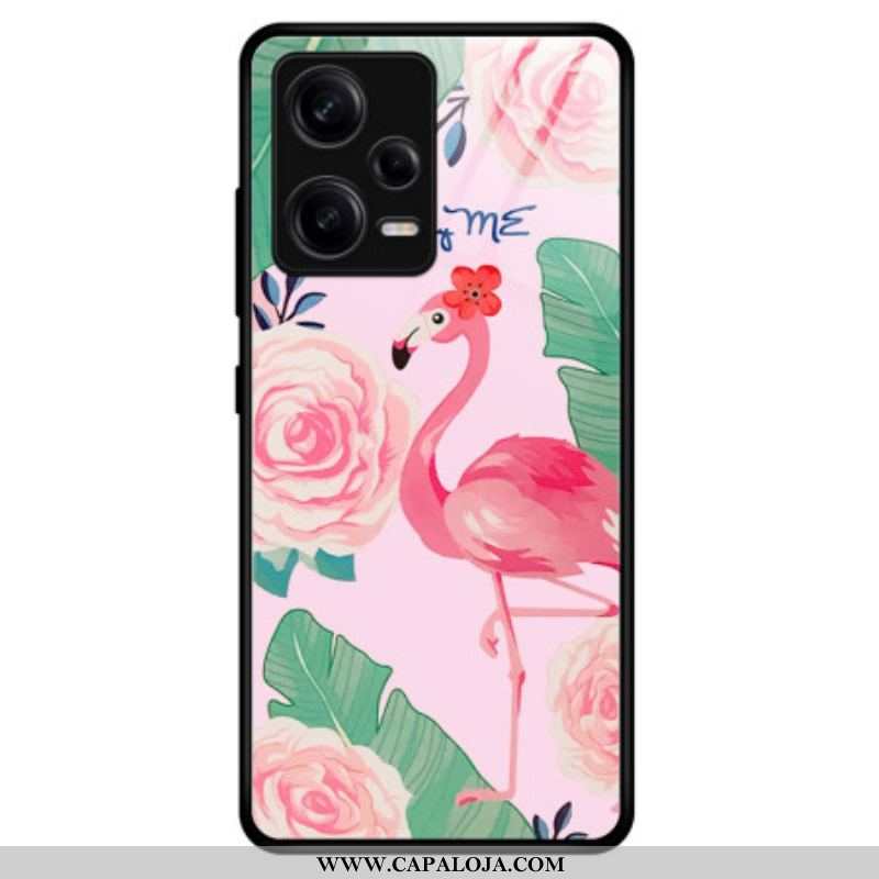 Capa Para Xiaomi Redmi Note 12 Pro Vidro Temperado Flamingo