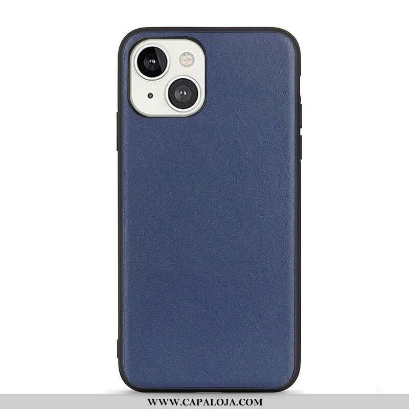 Capa Para iPhone 13 Mini Couro Genuíno