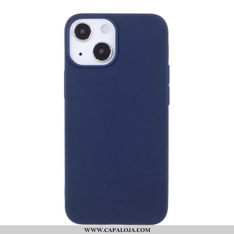 Capa Para iPhone 13 Mini Fosco De Silicone Flexível