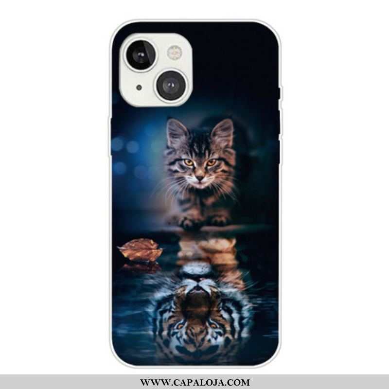 Capa Para iPhone 13 Mini Meu Tigre