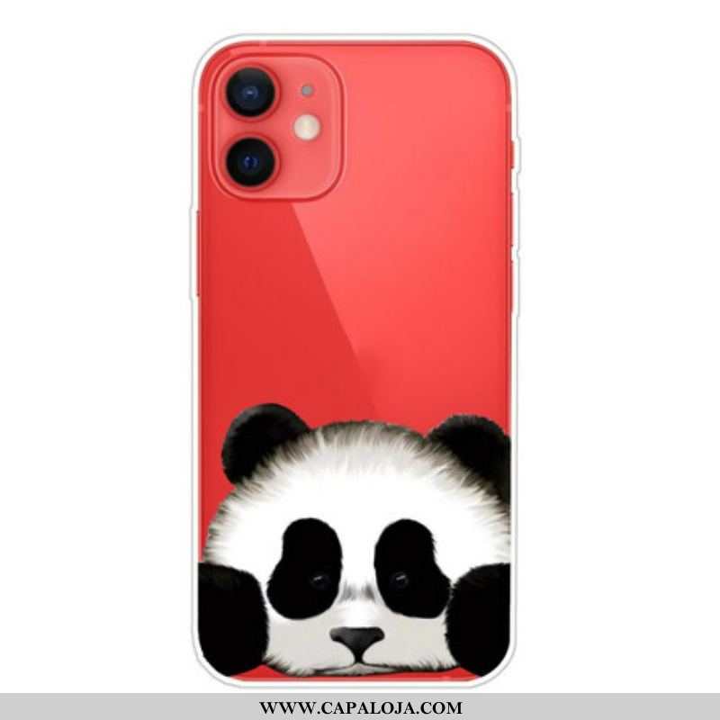 Capa Para iPhone 13 Mini Panda Sem Costura