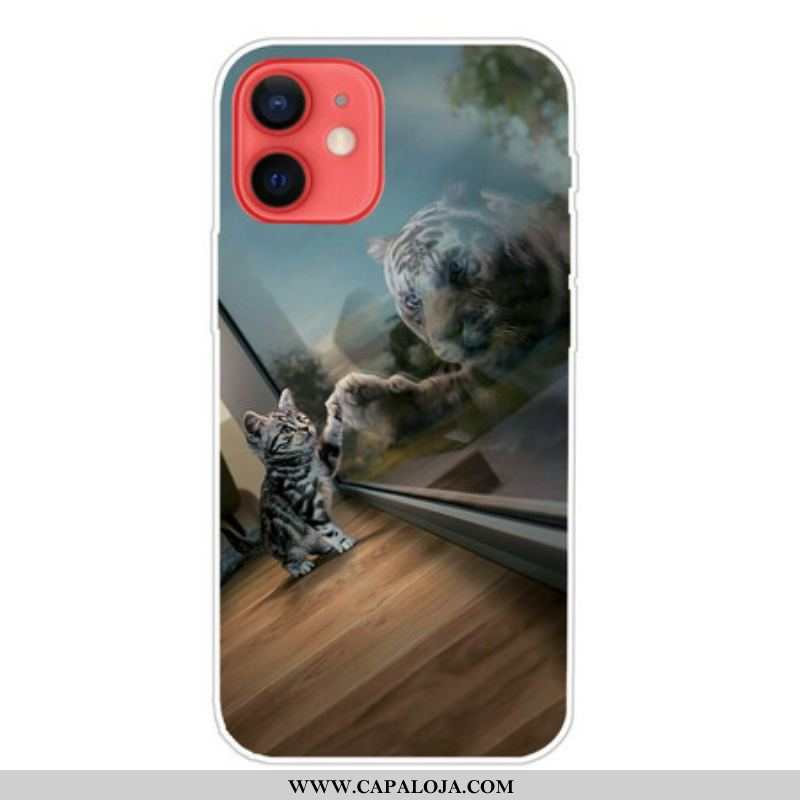 Capa Para iPhone 13 Mini Sonho De Gatinho