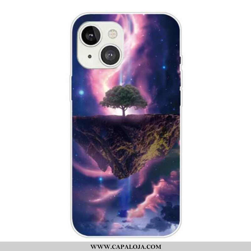 Capa Para iPhone 13 Mini Árvore Do Mundo