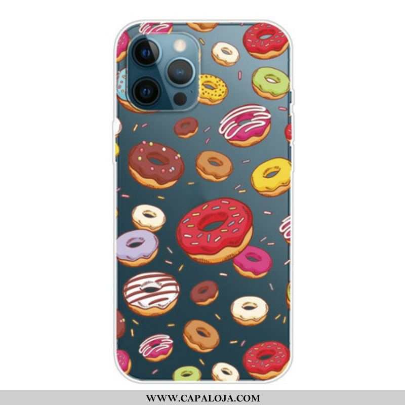 Capa Para iPhone 13 Pro Amo Rosquinhas