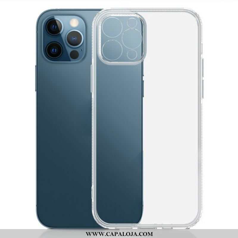 Capa Para iPhone 13 Pro Bordas De Diamante Transparente