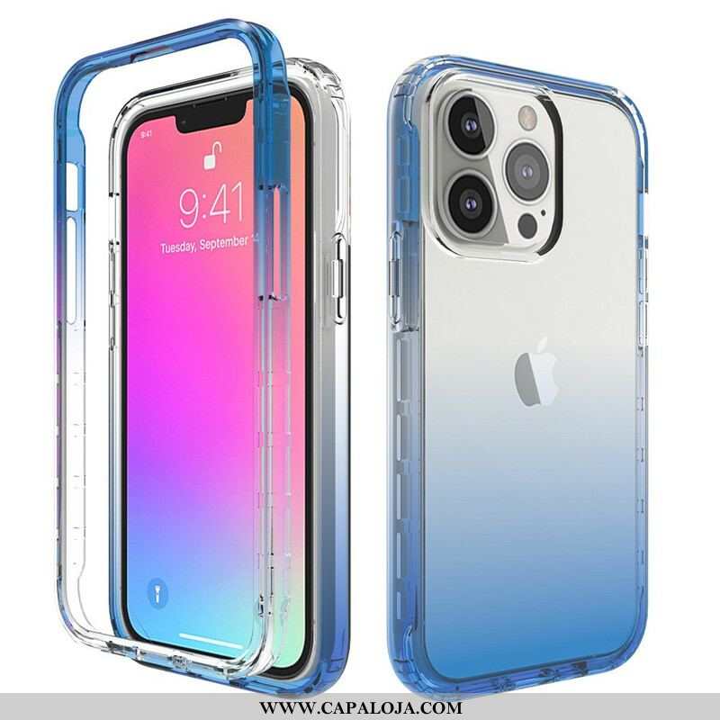 Capa Para iPhone 13 Pro Cor Gradiente