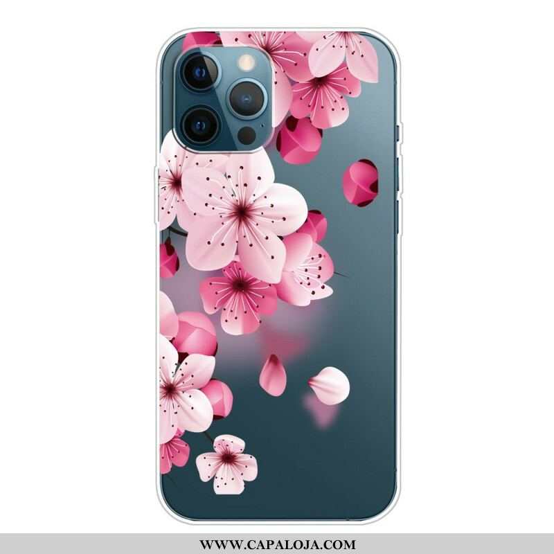 Capa Para iPhone 13 Pro Floral Premium