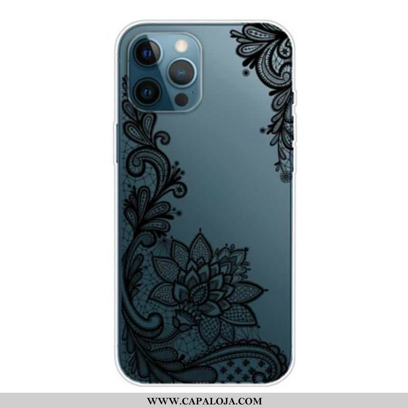 Capa Para iPhone 13 Pro Linda Renda