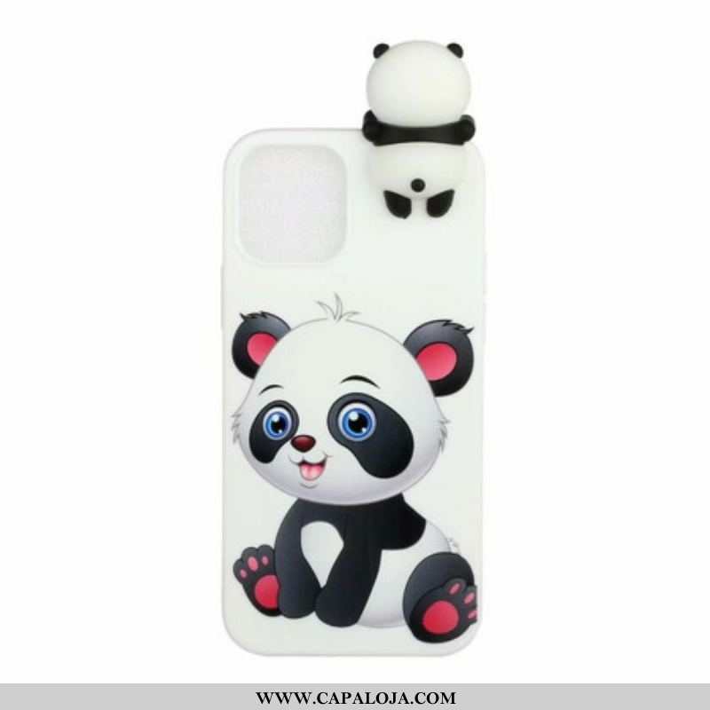 Capa Para iPhone 13 Pro Lindo Panda 3d