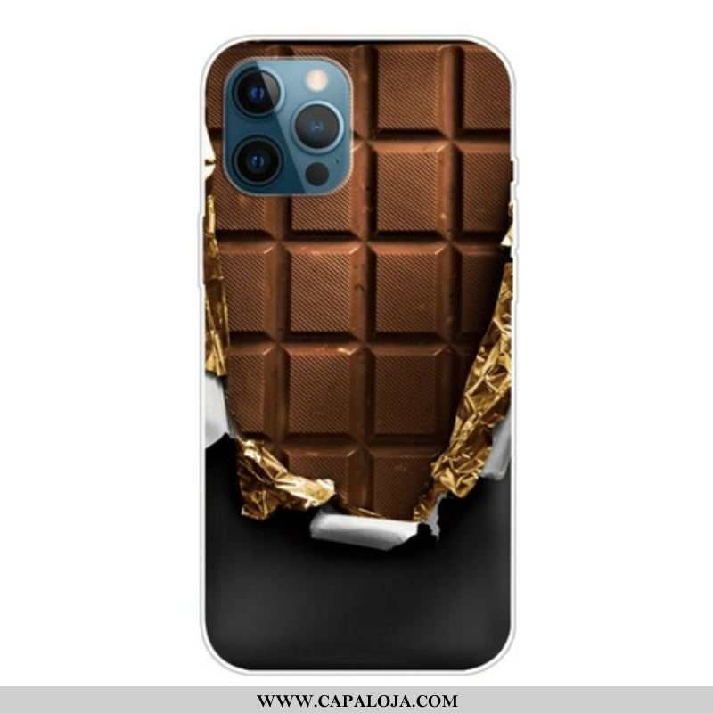 Capa Para iPhone 13 Pro Max Chocolate Flexível