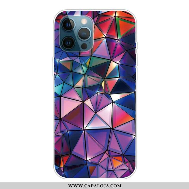 Capa Para iPhone 13 Pro Max Geometria Flexível