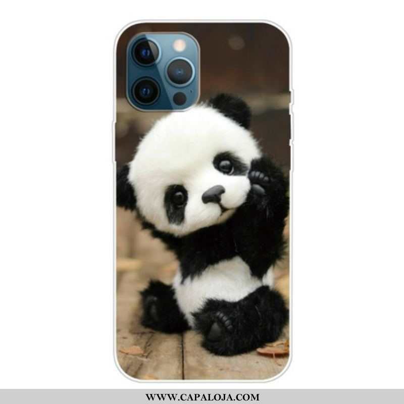 Capa Para iPhone 13 Pro Max Panda Flexível