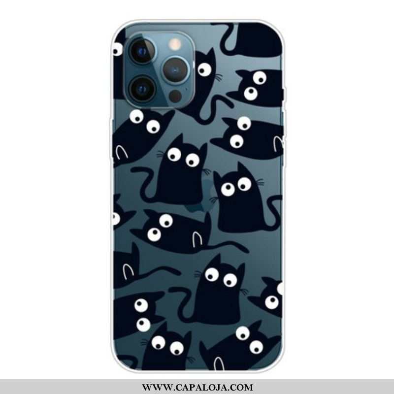 Capa Para iPhone 13 Pro Max Ratos Pretos