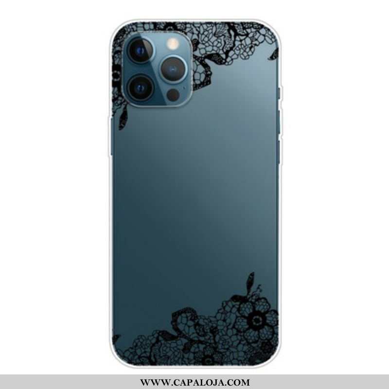 Capa Para iPhone 13 Pro Max Renda Fina