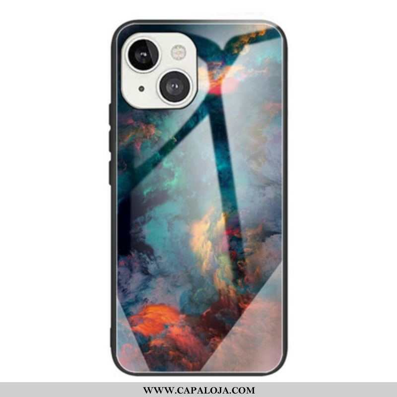 Capa Para iPhone 13 Pro Max Vidro Temperado Celeste