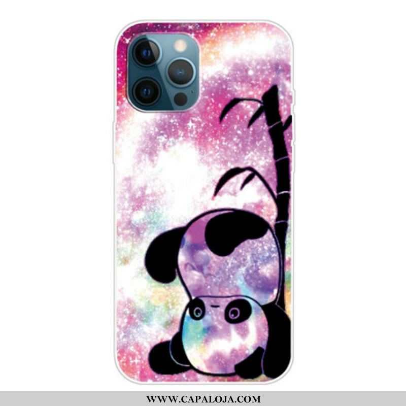 Capa Para iPhone 13 Pro Panda E Bambu