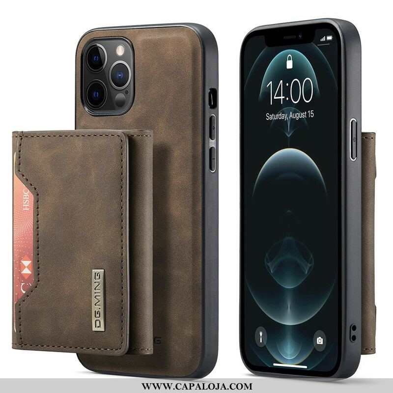 Capa Para iPhone 13 Pro Porta-cartões Destacável Dg.ming