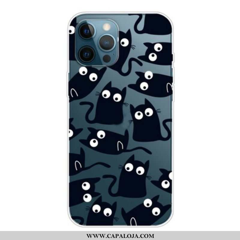 Capa Para iPhone 13 Pro Ratos Pretos