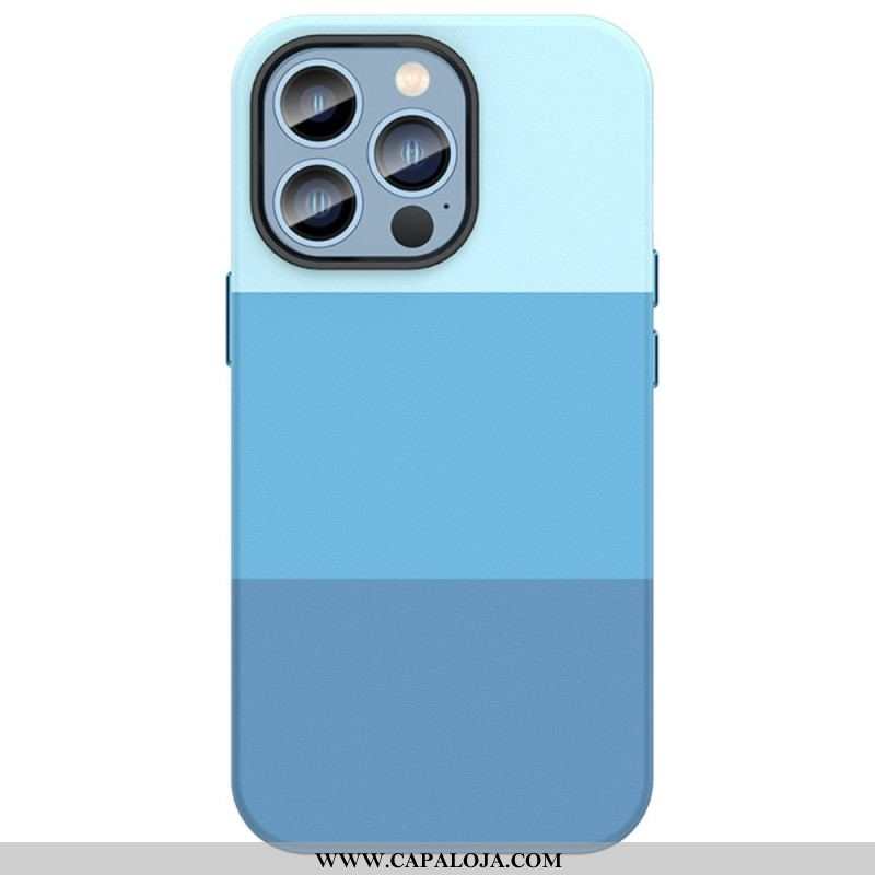 Capa Para iPhone 14 Faixas Coloridas