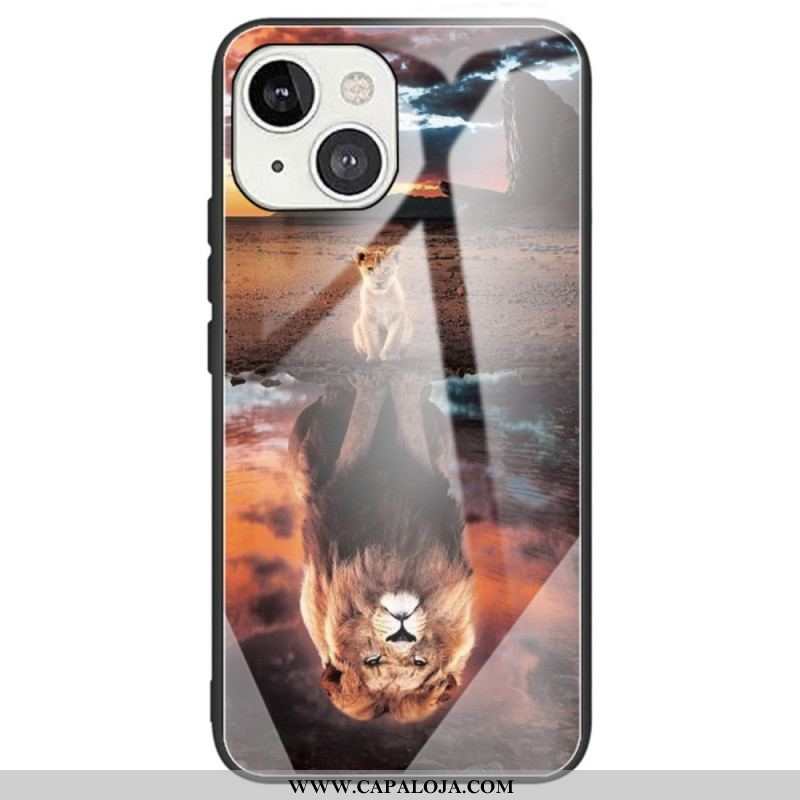 Capa Para iPhone 14 Kitten Dream Vidro Temperado