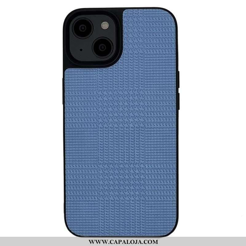 Capa Para iPhone 14 Plus Estilo Tecido Vili