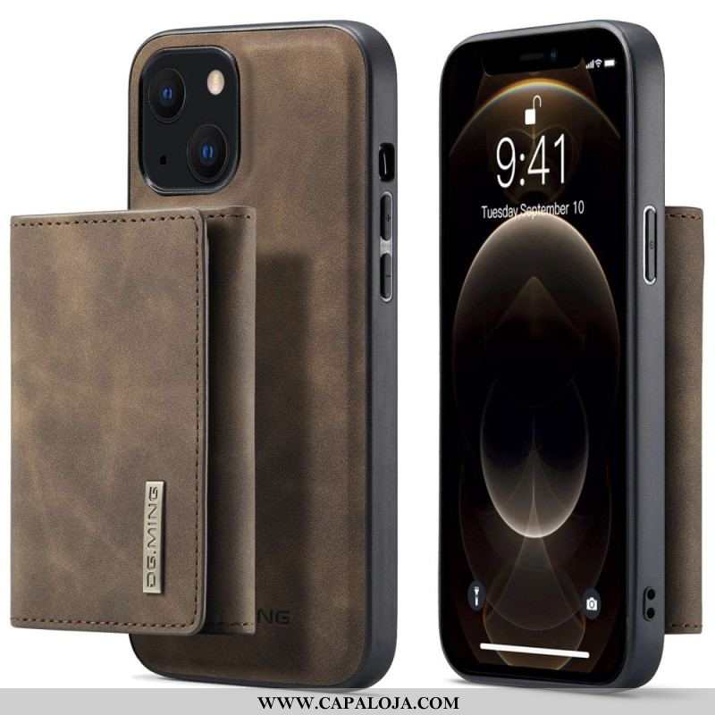 Capa Para iPhone 14 Plus Porta-cartões Destacável Dg.ming