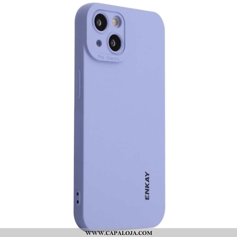 Capa Para iPhone 14 Plus Silicone Líquido Enkay