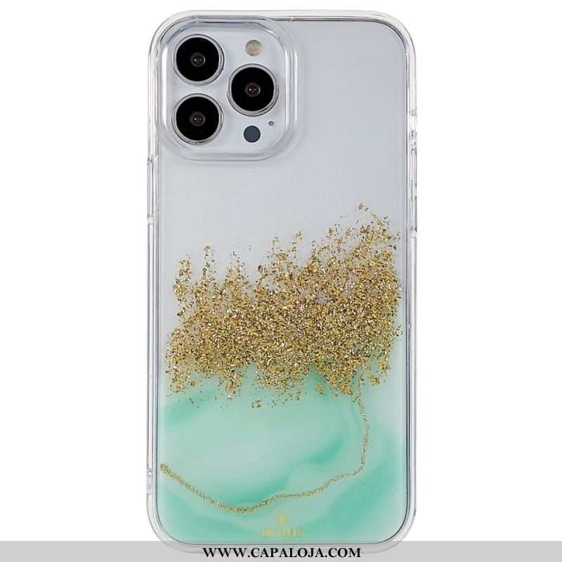 Capa Para iPhone 14 Pro Arte Glitter