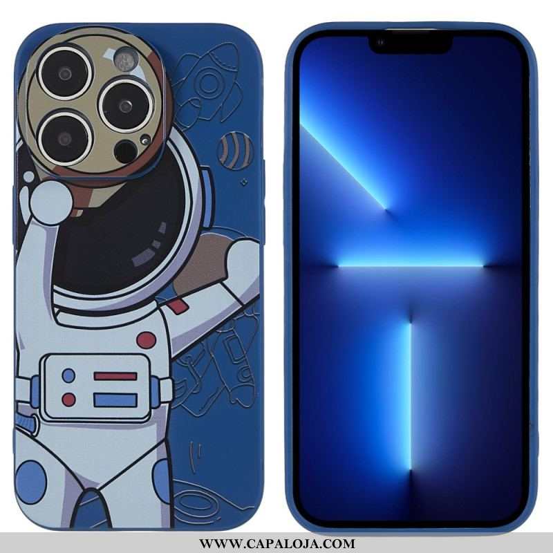 Capa Para iPhone 14 Pro Astronauta