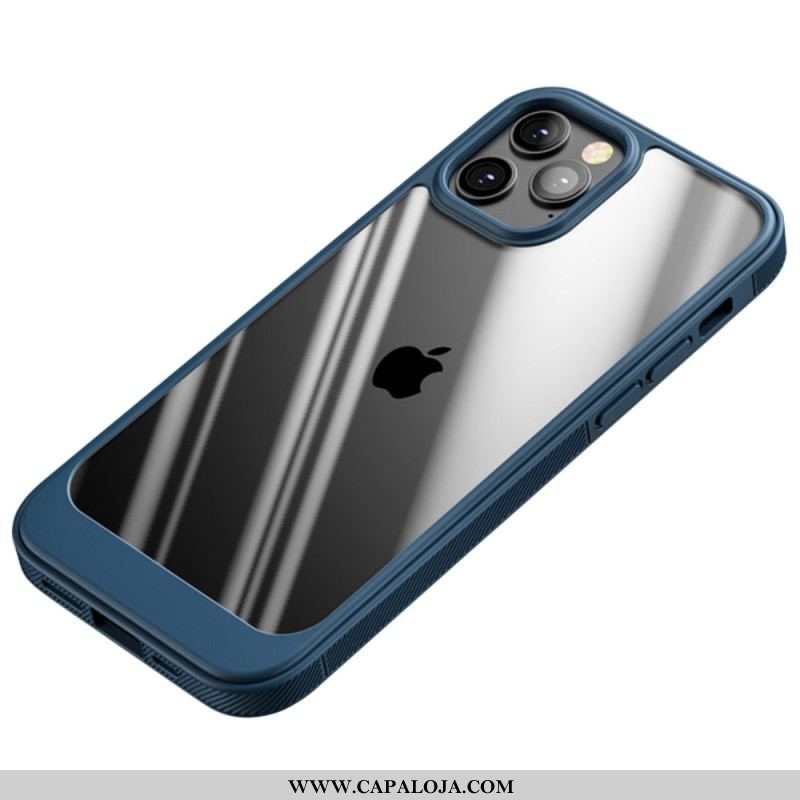 Capa Para iPhone 14 Pro Bordas Antiderrapantes Híbridas