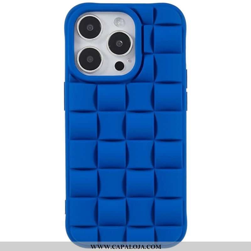 Capa Para iPhone 14 Pro Estilo Acolchoado