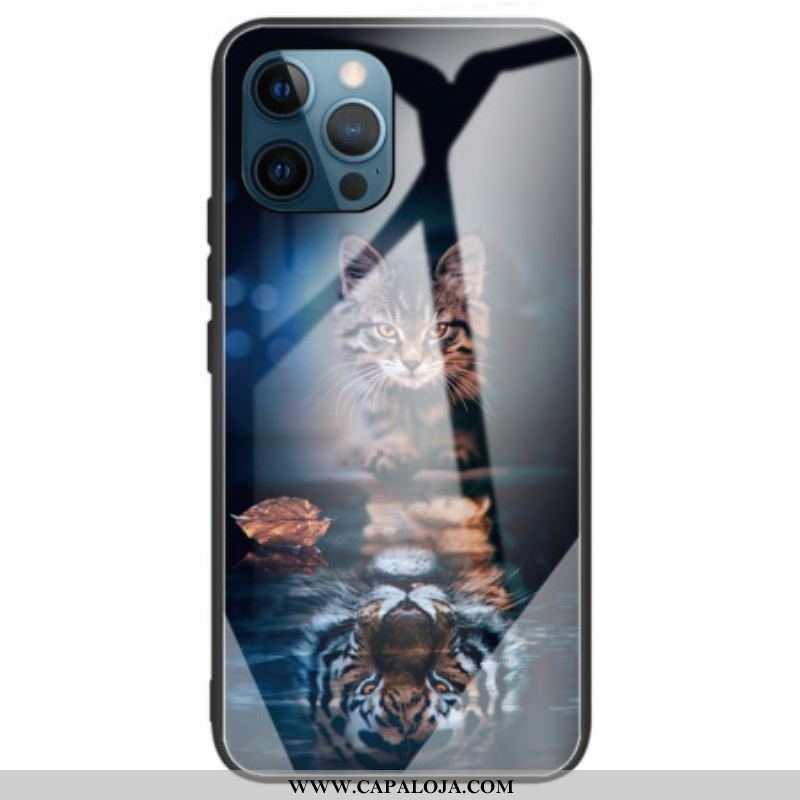 Capa Para iPhone 14 Pro Max Kitten Dream Vidro Temperado