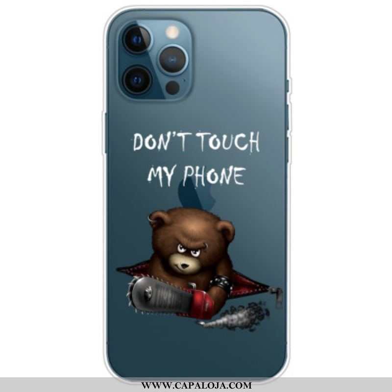 Capa Para iPhone 14 Pro Max Marte Urso Perigoso