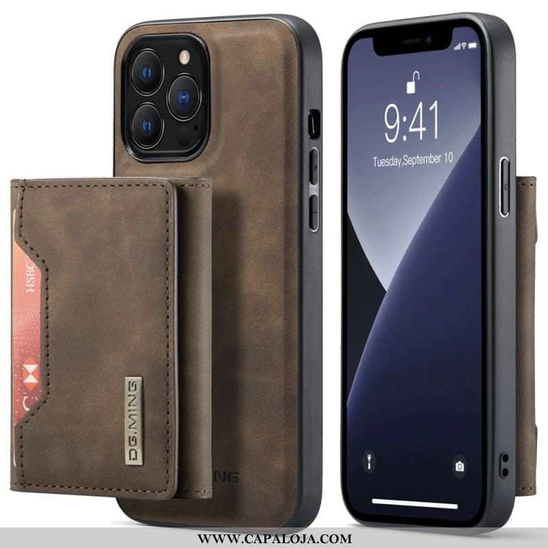 Capa Para iPhone 14 Pro Max Porta-cartões Destacável Dg.ming