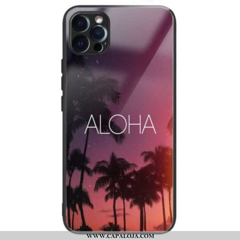 Capa Para iPhone 14 Pro Max Vidro Temperado Aloha