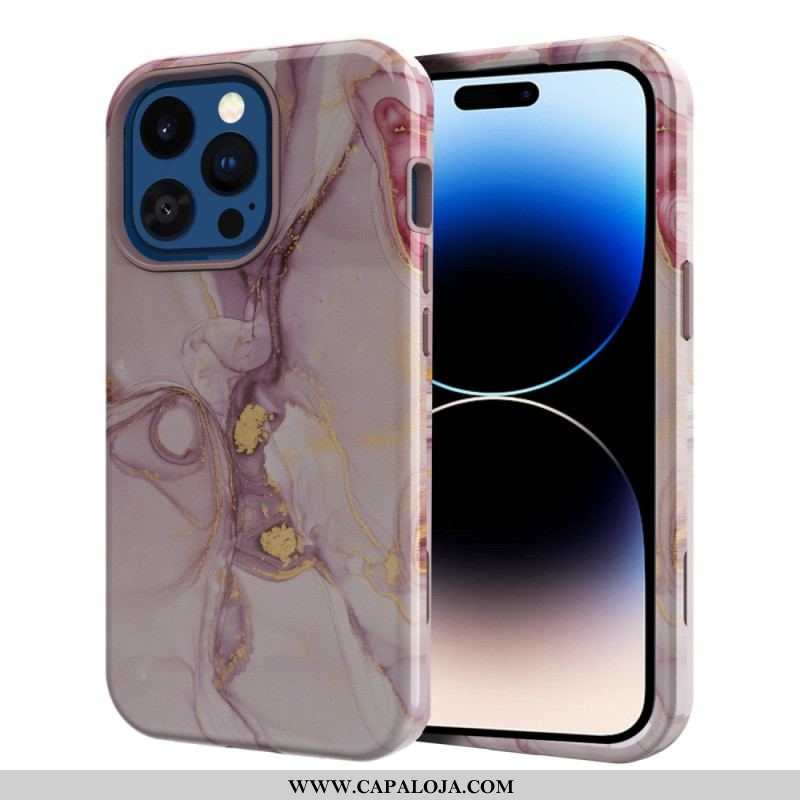 Capa Para iPhone 14 Pro Mármore Fabuloso