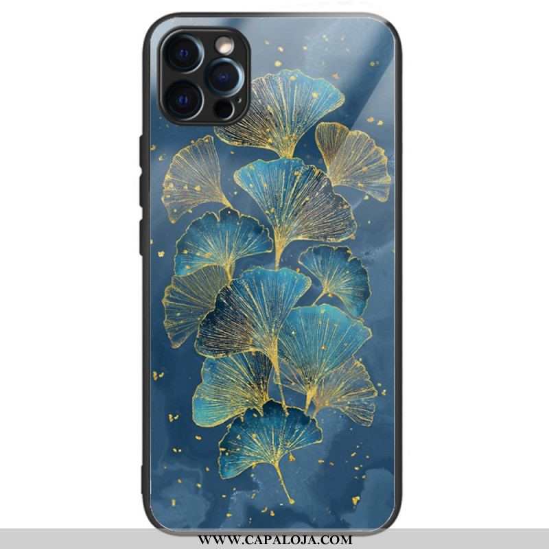 Capa Para iPhone 14 Pro Vidro Temperado Vegetal