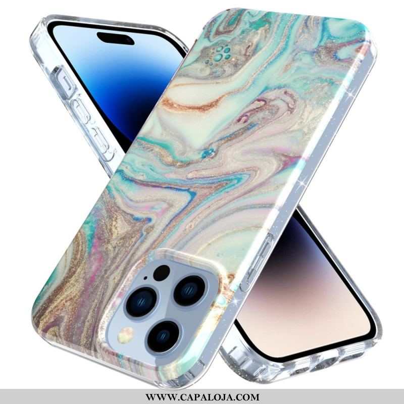 Capa Para iPhone 14 Pro Único Mármore