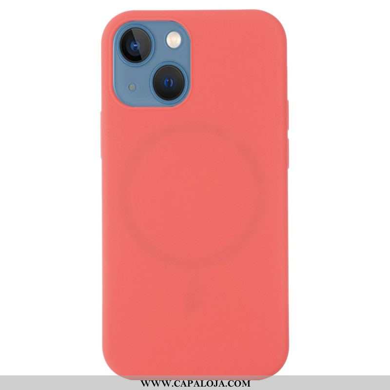 Capa Para iPhone 15 Plus Silicone Compatível Com Magsafe