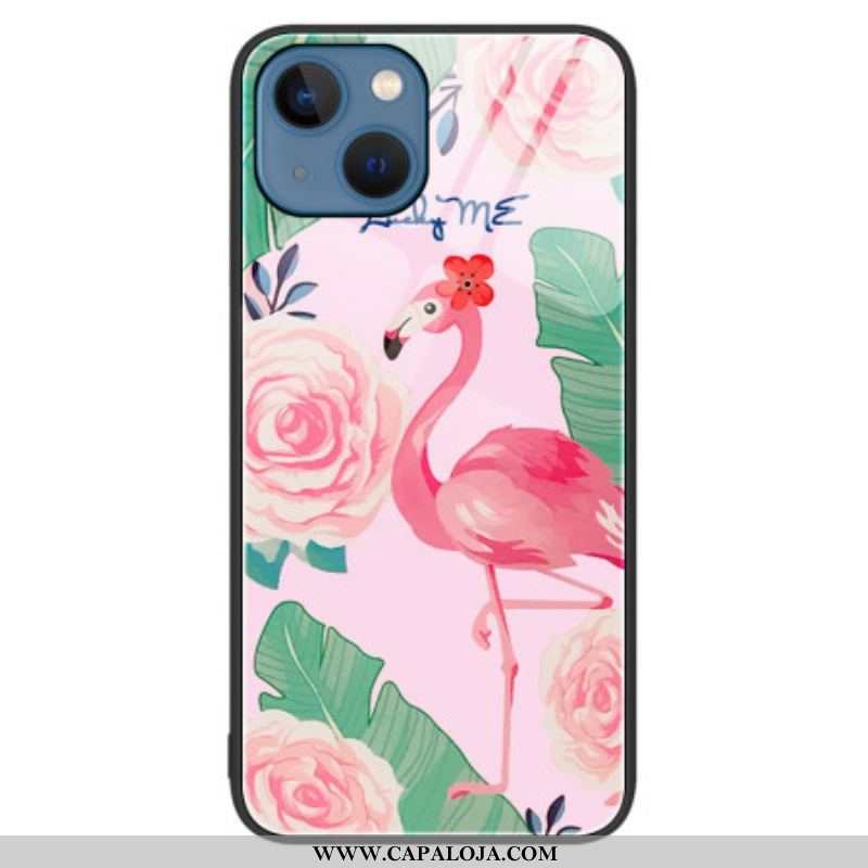 Capa Para iPhone 15 Plus Vidro Temperado Flamingo