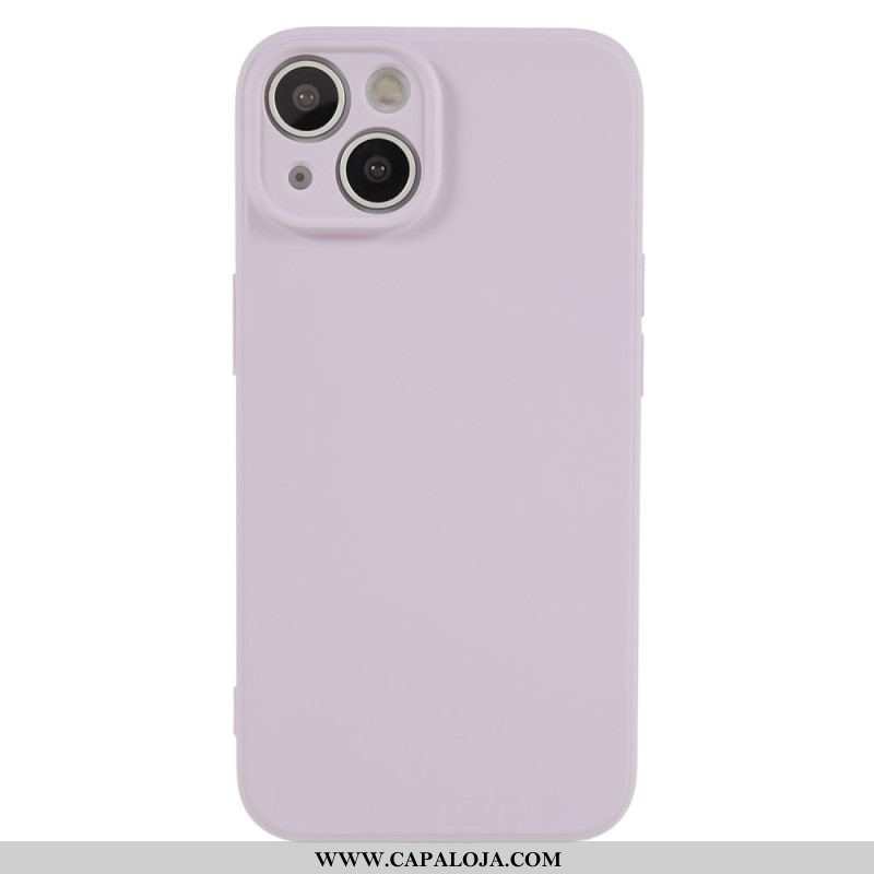 Capa Para iPhone 15 Silicone E Microfibra